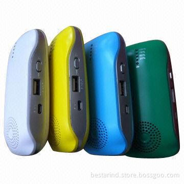 New Bluetooth Mobile Power Banks with Bluetooth Handsfree/Speaker and 2,000mAh Capacity